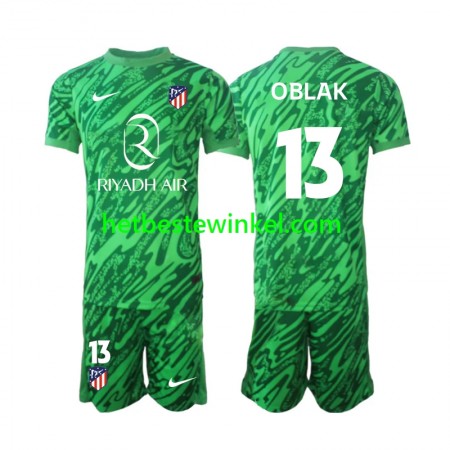 Atlético Madrid Jan Oblak 13 Voetbalshirts Doelman Kind Uit 2024-25